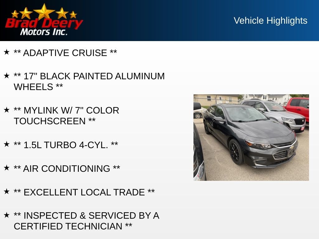 2017 Chevrolet Malibu LT