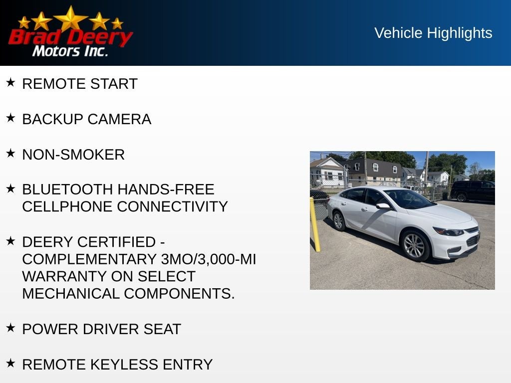 2017 Chevrolet Malibu LT
