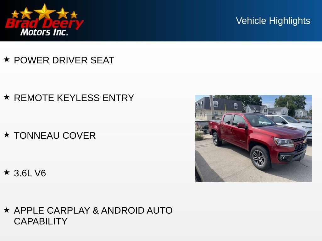 2021 Chevrolet Colorado Work Truck