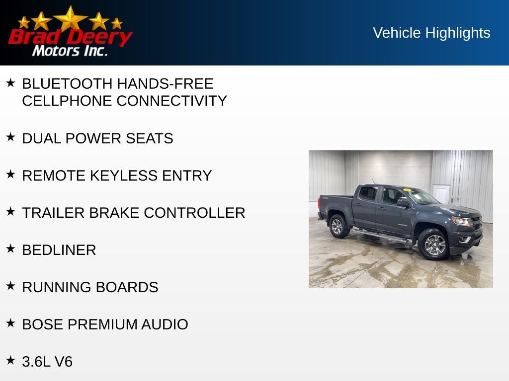 2017 Chevrolet Colorado Z71