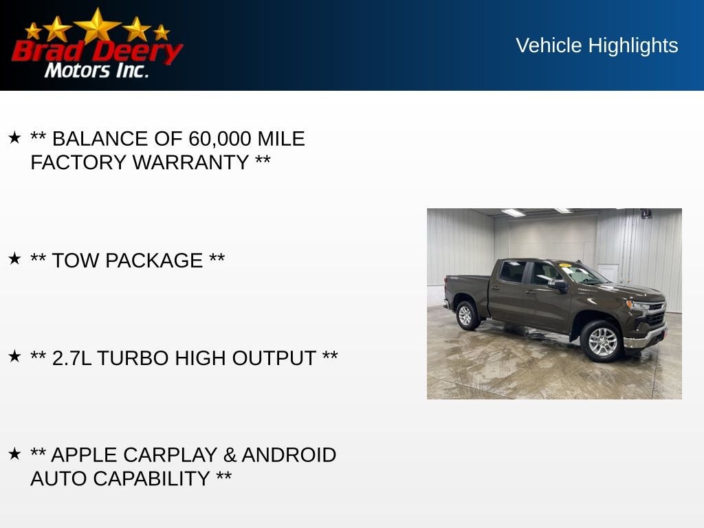 2023 Chevrolet Silverado 1500 LT Crew Cab 4X4