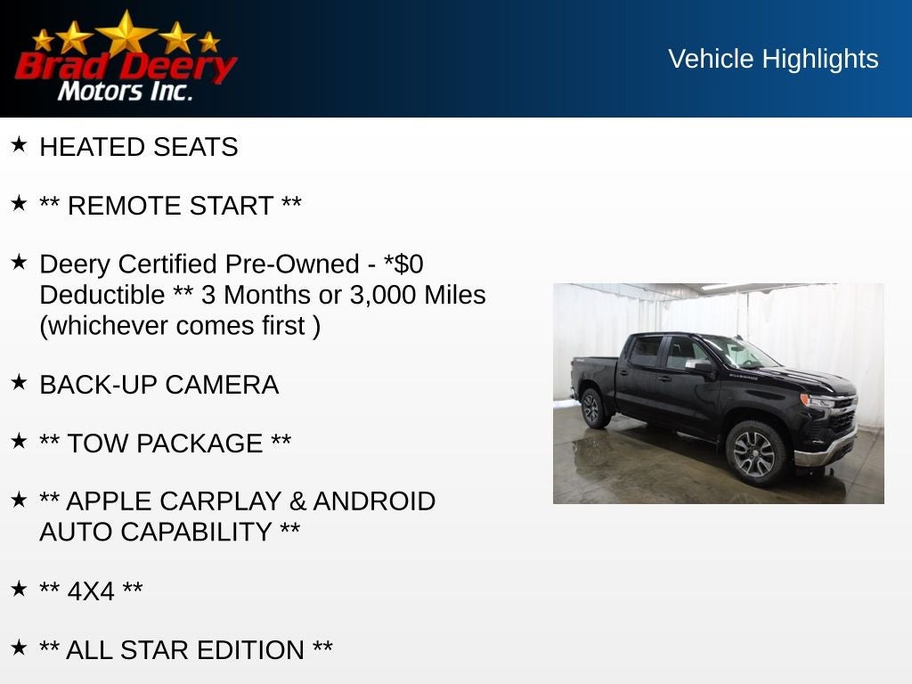 2024 Chevrolet Silverado 1500 LT Crew Cab 4X4