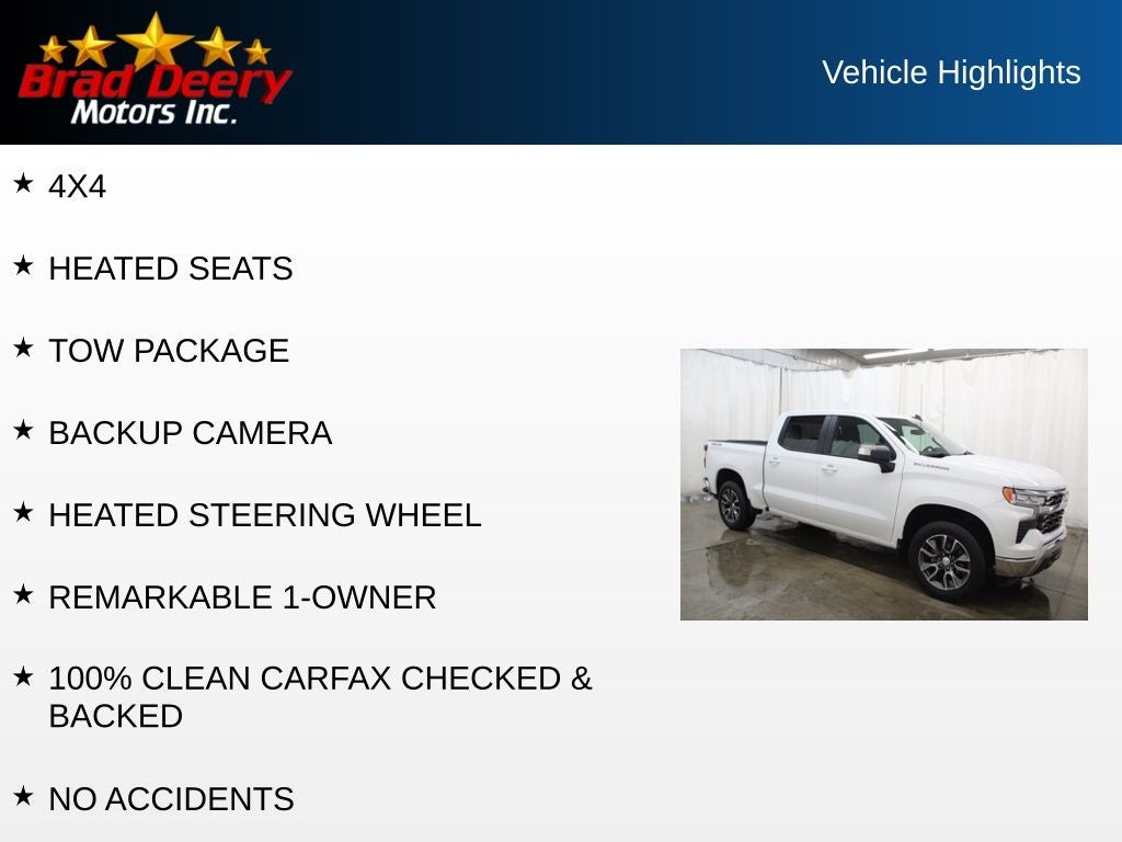 2023 Chevrolet Silverado 1500 LT Crew Cab 4X4