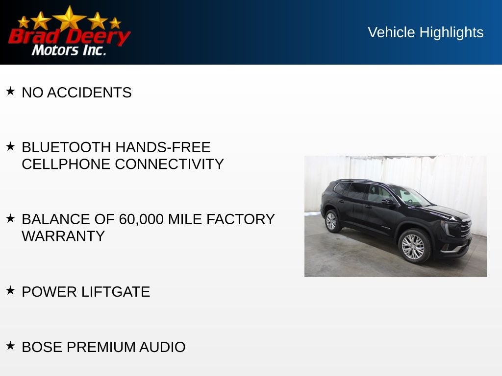 2024 GMC Acadia Elevation