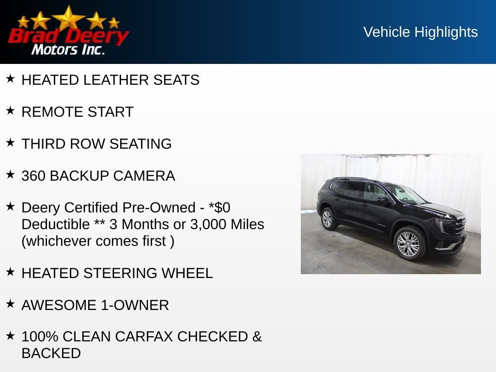 2024 GMC Acadia Elevation