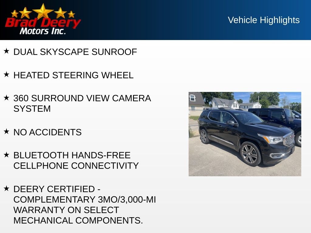 2018 GMC Acadia Denali