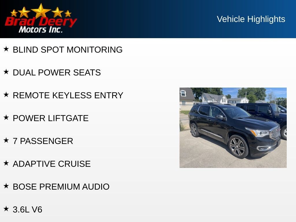 2018 GMC Acadia Denali