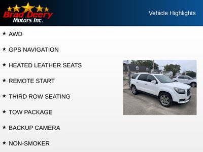 2017 GMC Acadia Limited SLT