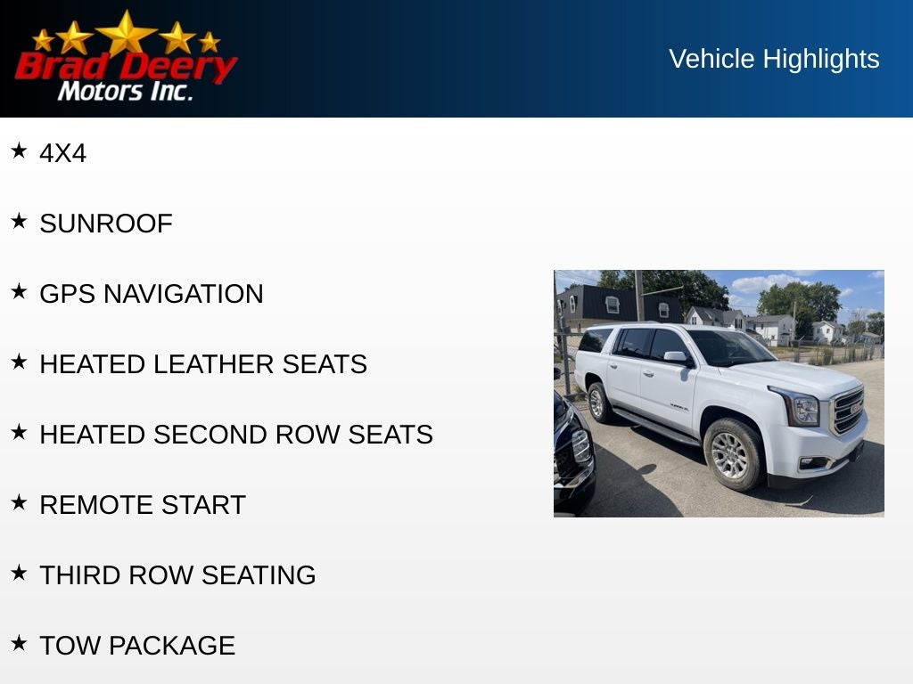 2019 GMC Yukon XL SLT