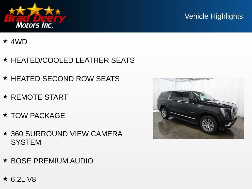 2025 GMC Yukon XL Denali