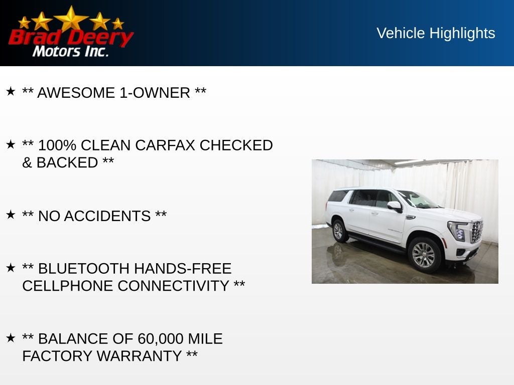 2025 GMC Yukon XL Denali 4WD