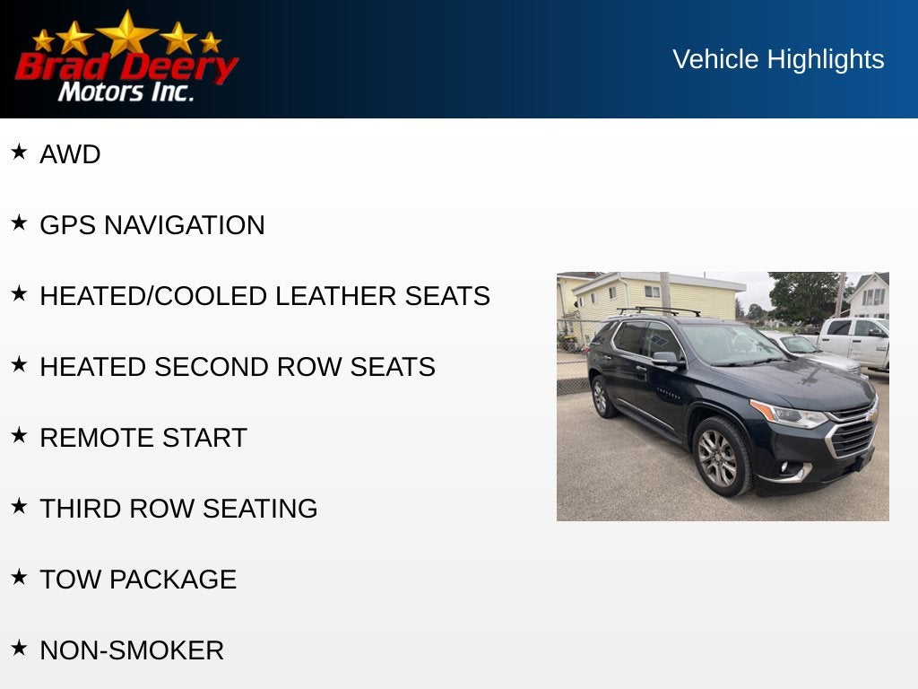 2018 Chevrolet Traverse Premier