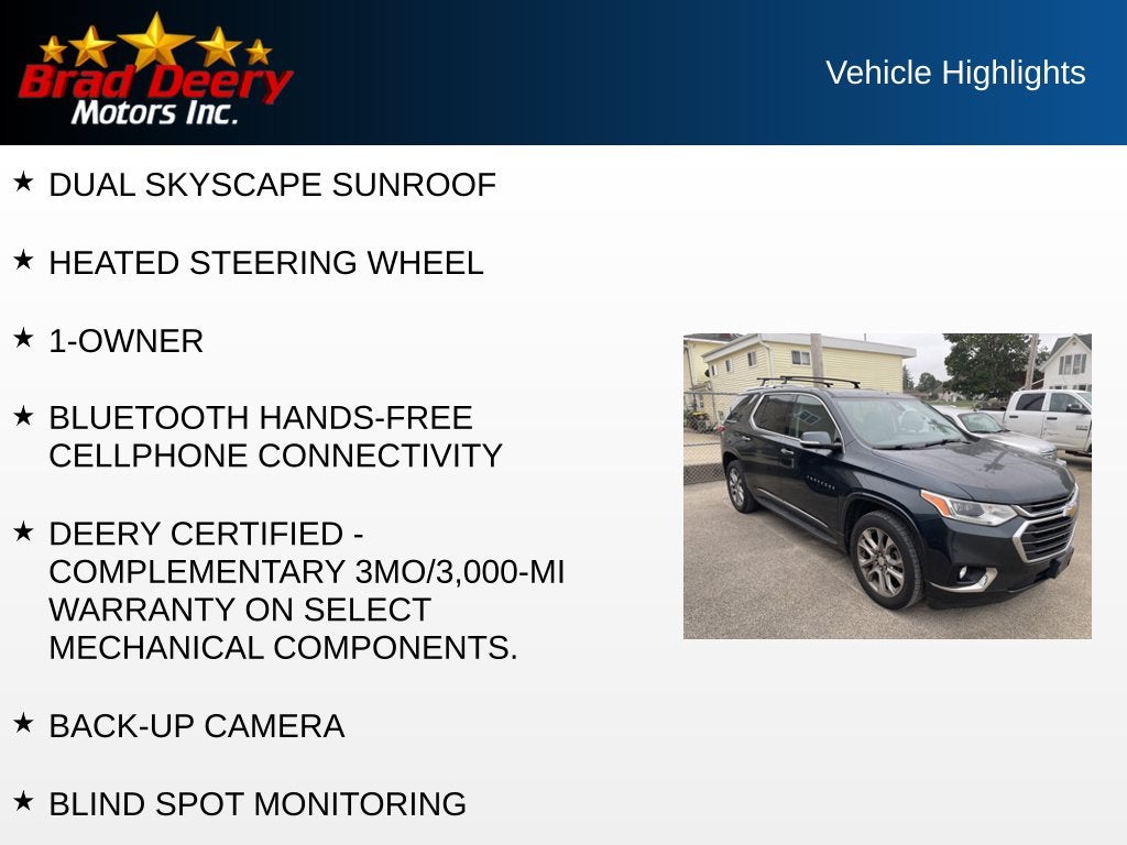 2018 Chevrolet Traverse Premier