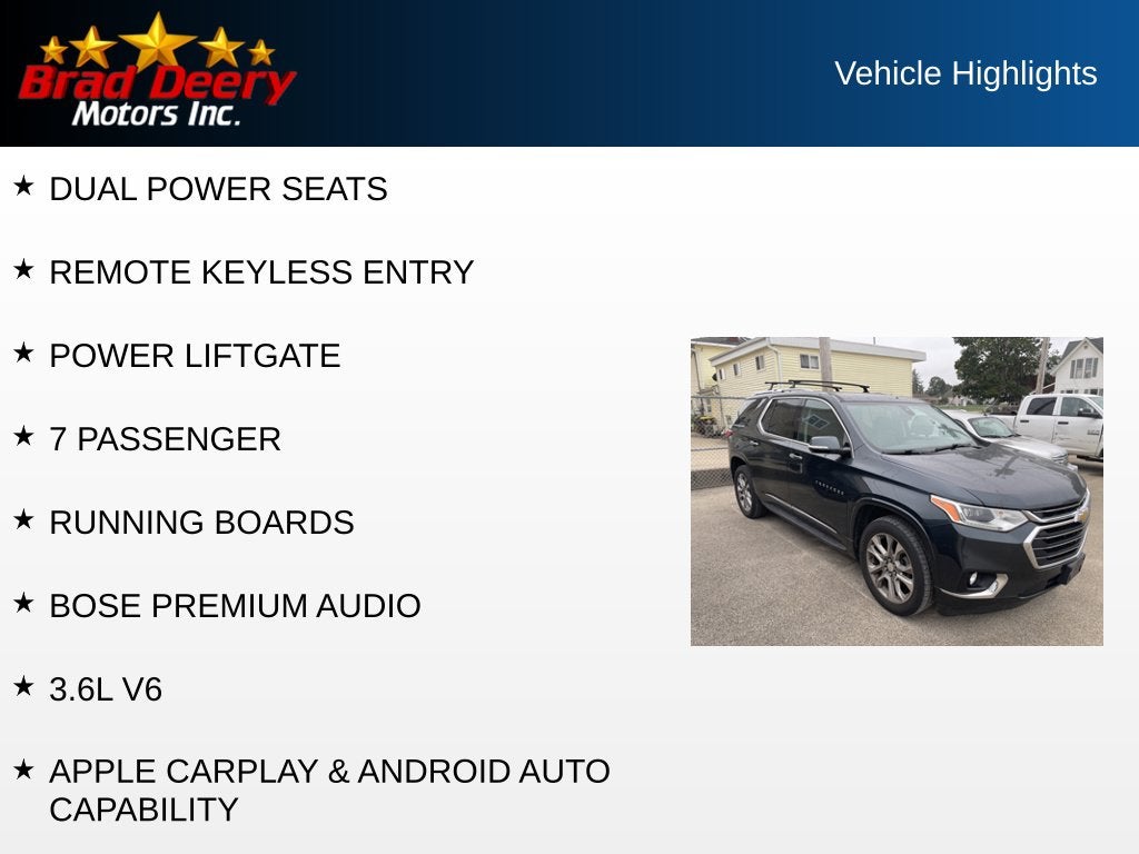 2018 Chevrolet Traverse Premier
