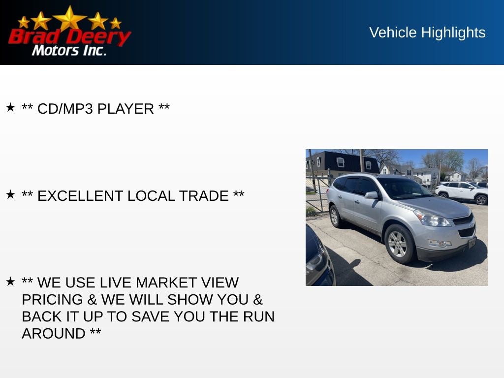 2012 Chevrolet Traverse LT