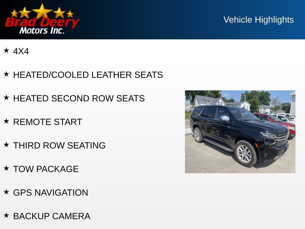 2023 Chevrolet Tahoe Premier