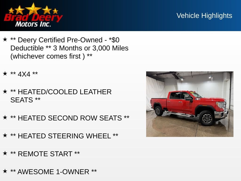 2021 GMC Sierra 2500HD SLT Crew Cab 4X4
