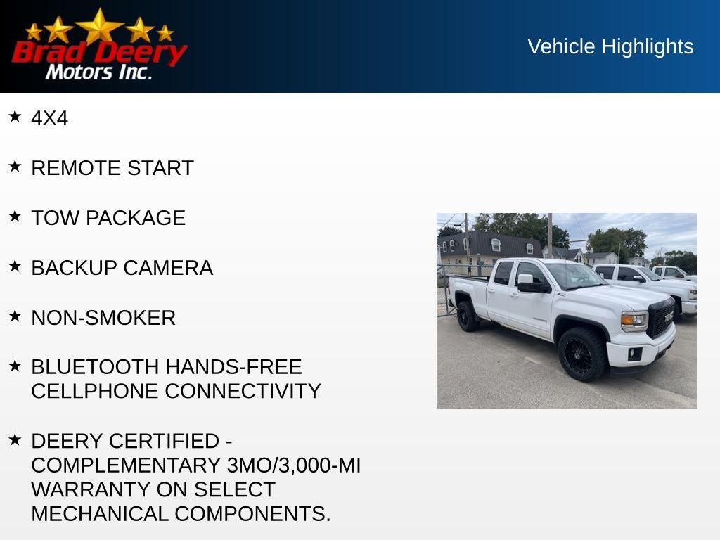 2014 GMC Sierra 1500 SLE