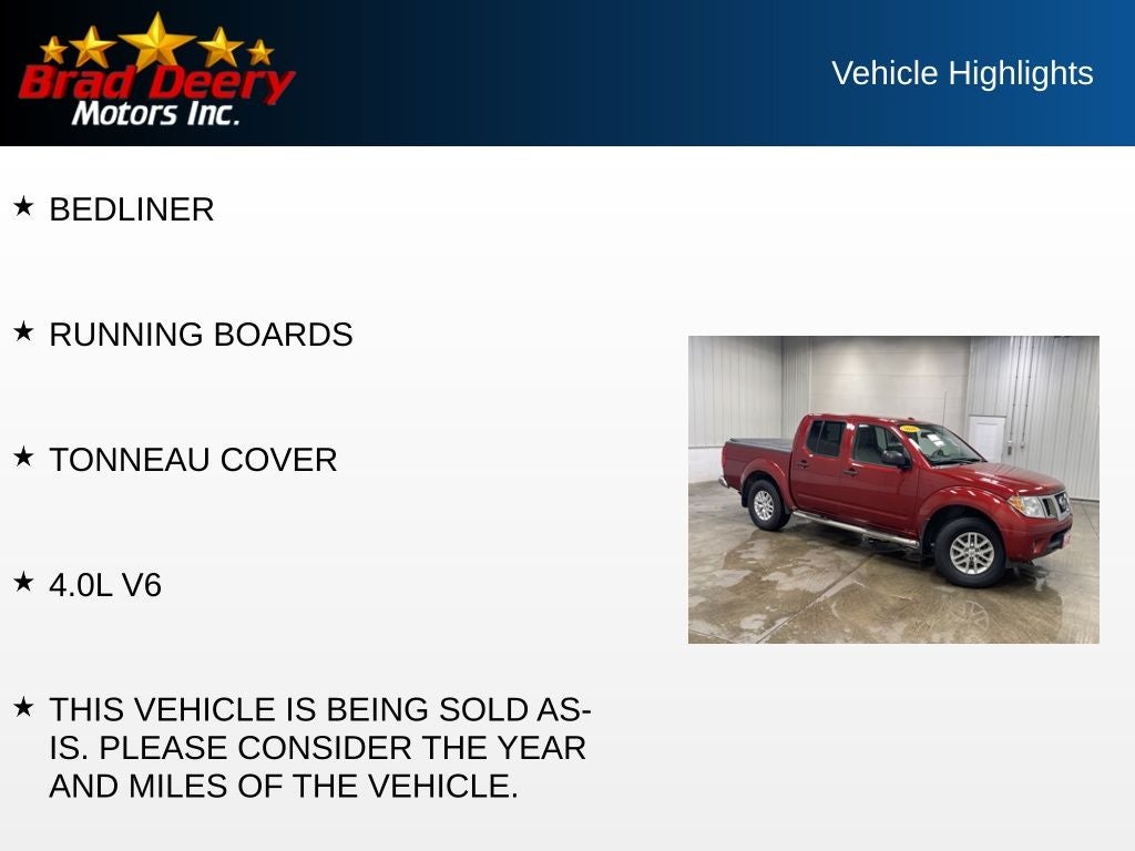 2016 Nissan Frontier SV