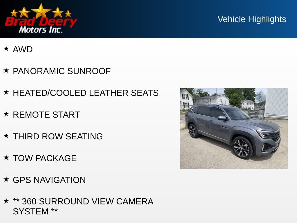 2024 Volkswagen Atlas 2.0T SEL Premium R-Line
