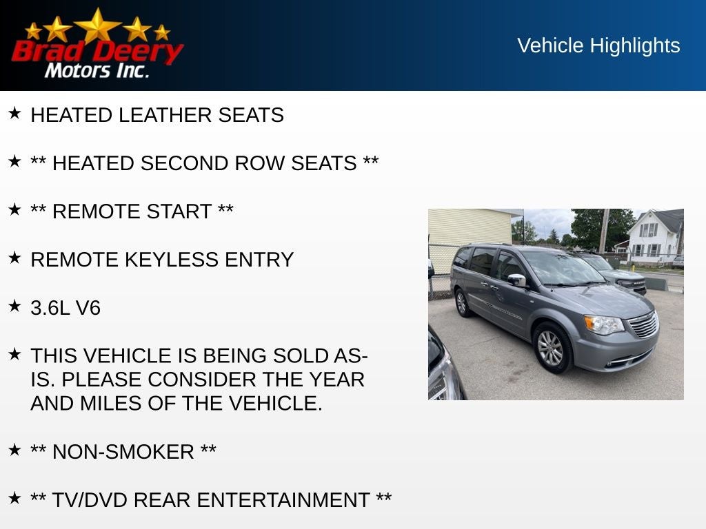 2014 Chrysler Town & Country Touring-L 30th Anniversary