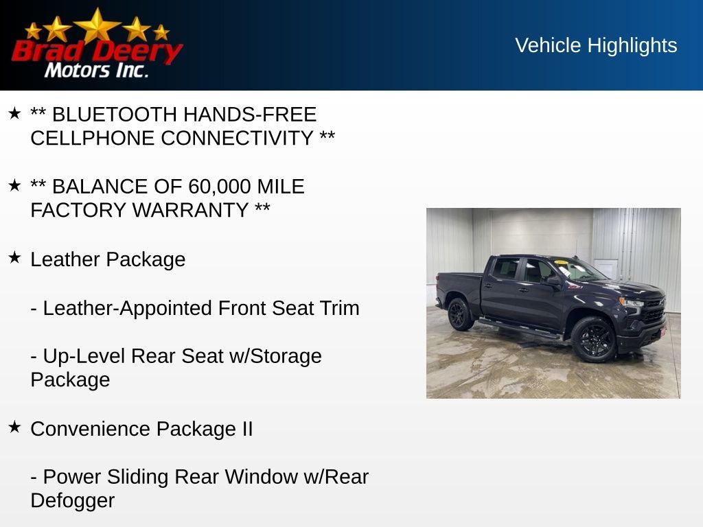 2023 Chevrolet Silverado 1500 RST Crew Cab 4X4