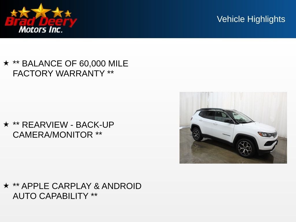 2025 Jeep Compass Limited 4X4