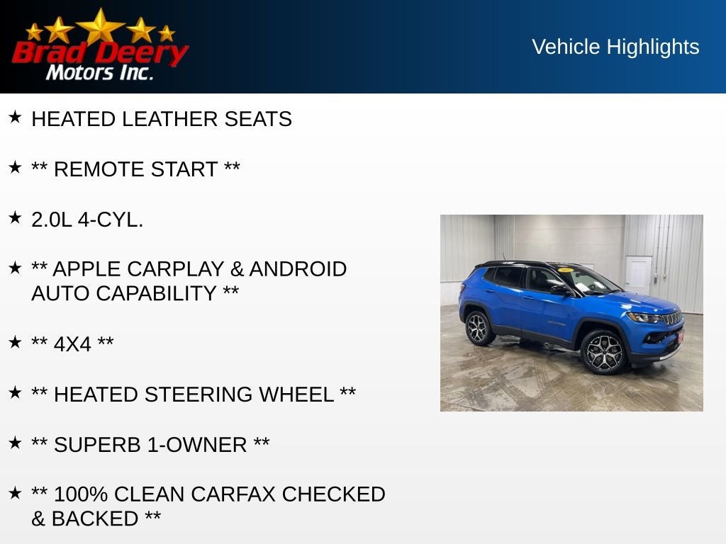 2025 Jeep Compass Limited 4X4