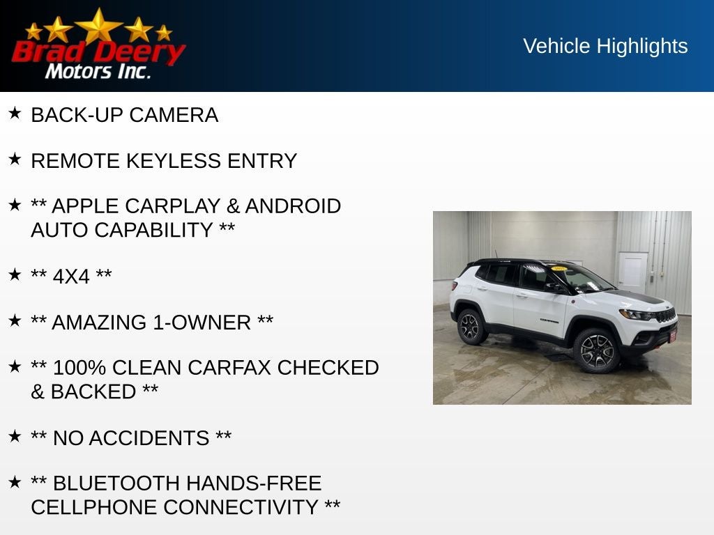 2025 Jeep Compass Trailhawk 4X4