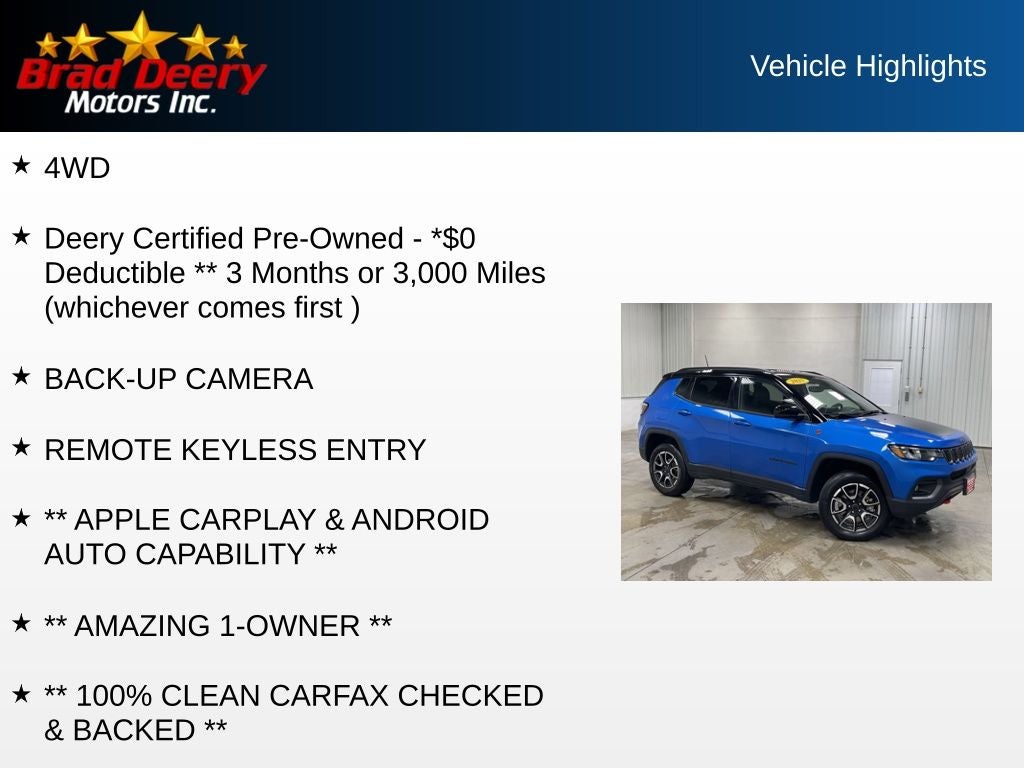 2025 Jeep Compass Trailhawk 4X4