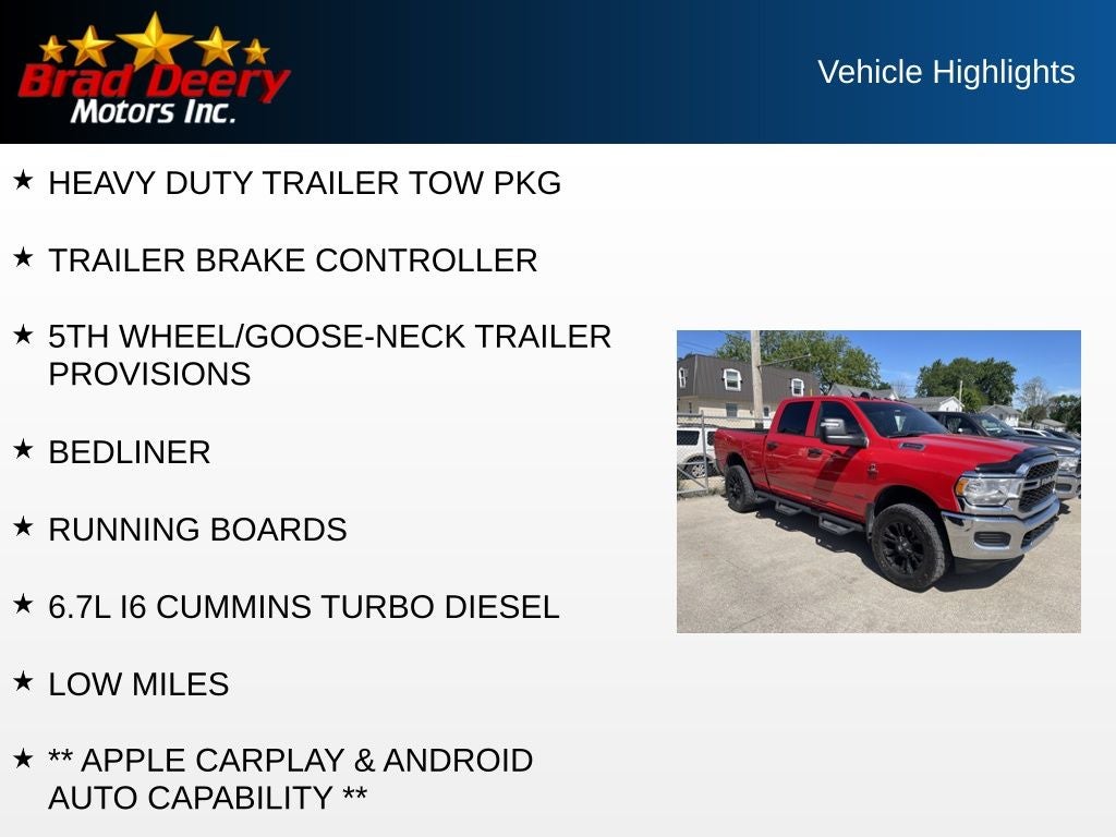 2024 RAM 3500 Tradesman Crew Cab 4X4 Diesel