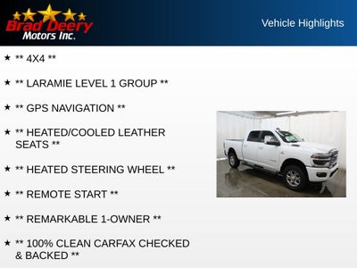 2026 RAM 2500 Laramie Crew Cab 4X4 Diesel