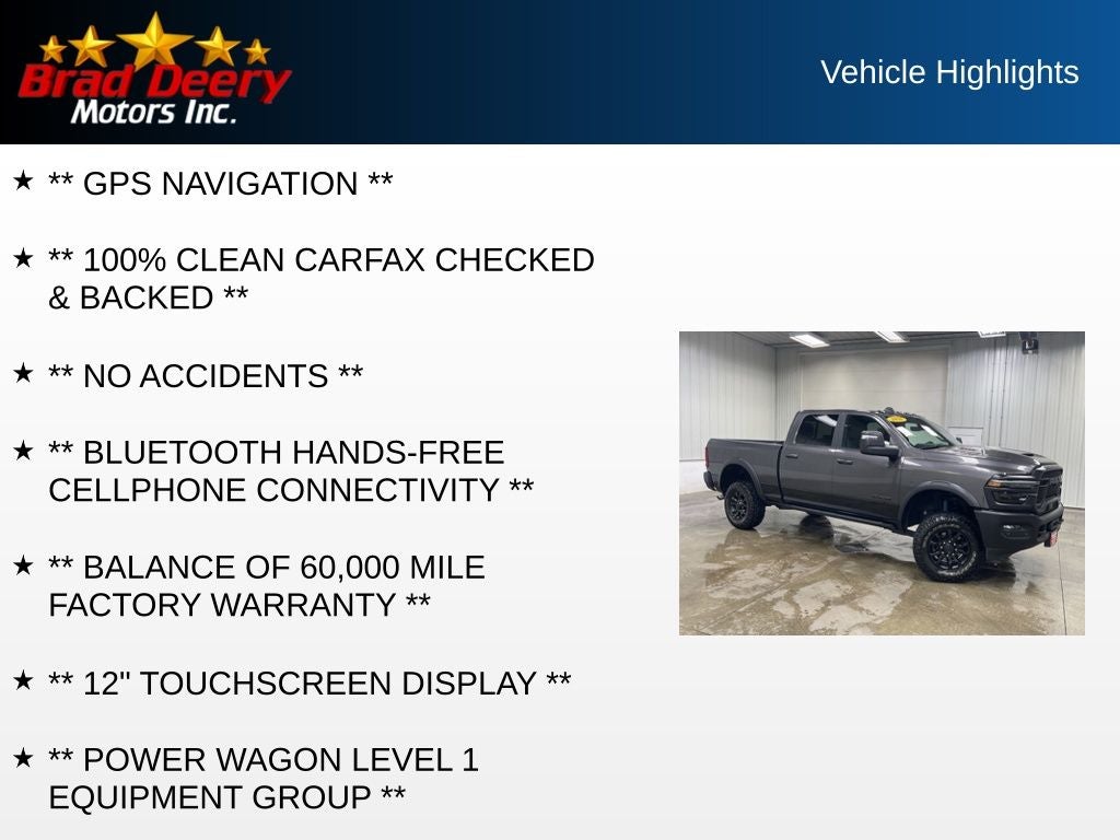 2026 RAM 2500 Power Wagon Crew Cab 4X4