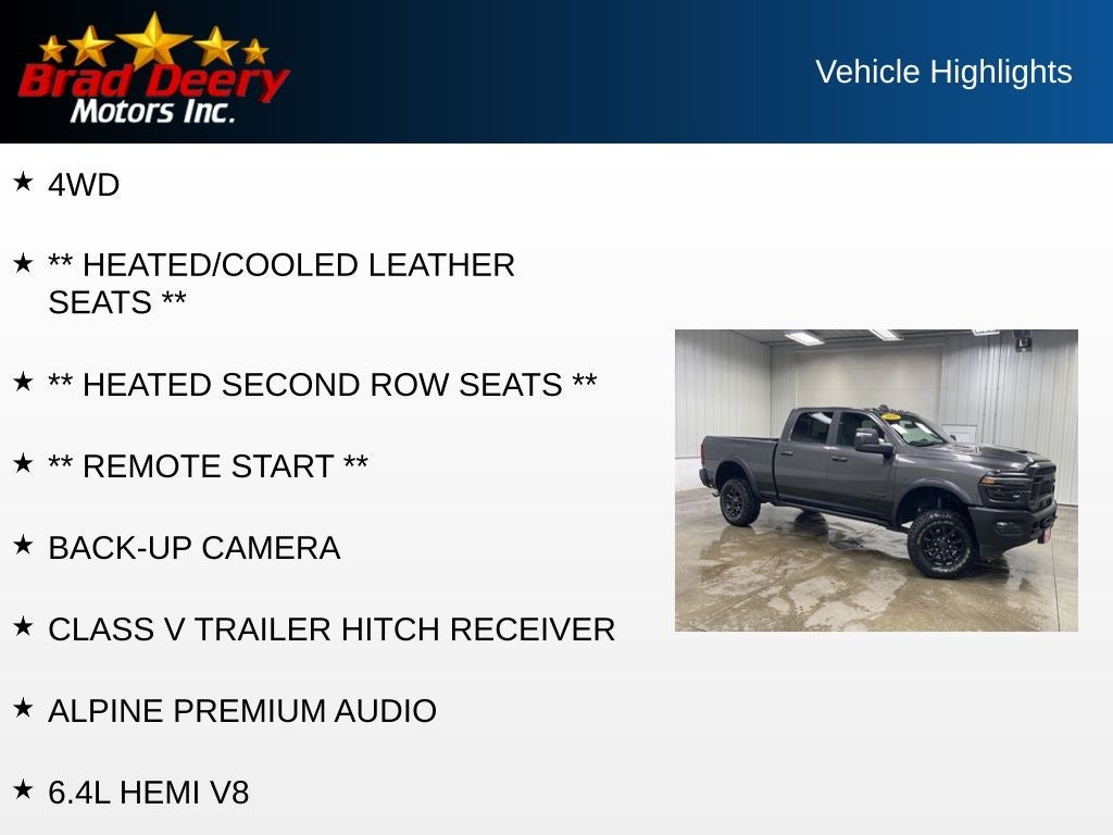 2026 RAM 2500 Power Wagon Crew Cab 4X4