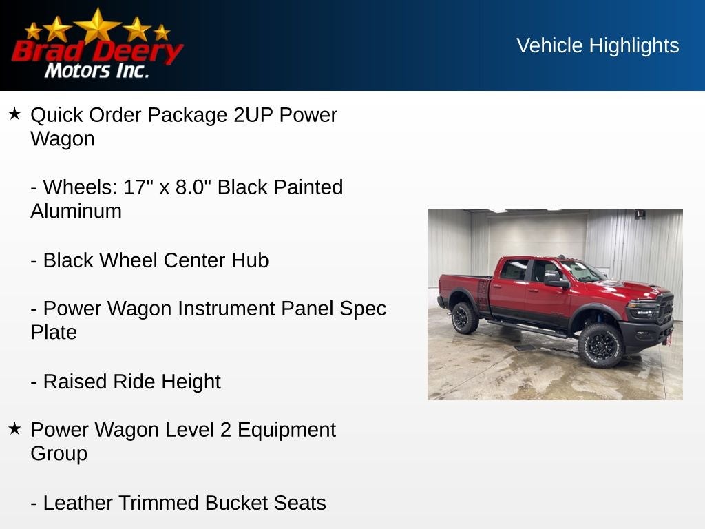 2026 RAM 2500 Power Wagon