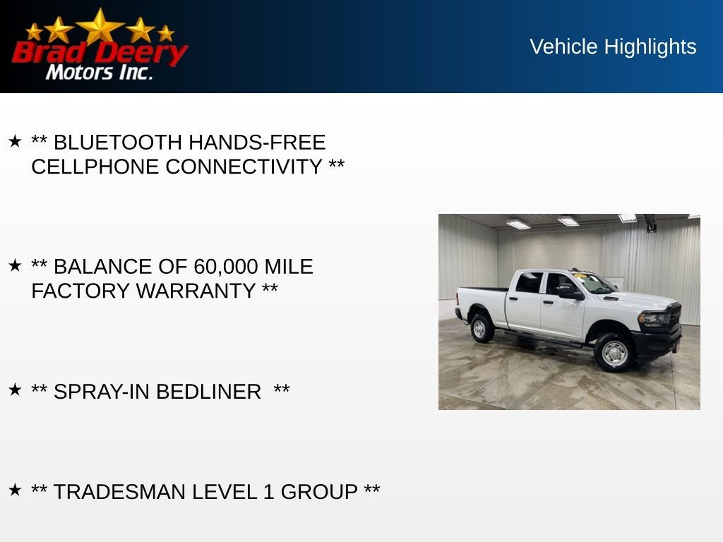 2024 RAM 2500 Tradesman Crew Cab 4X4
