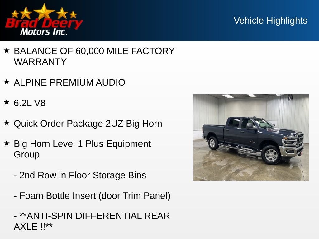 2026 RAM 2500 Big Horn