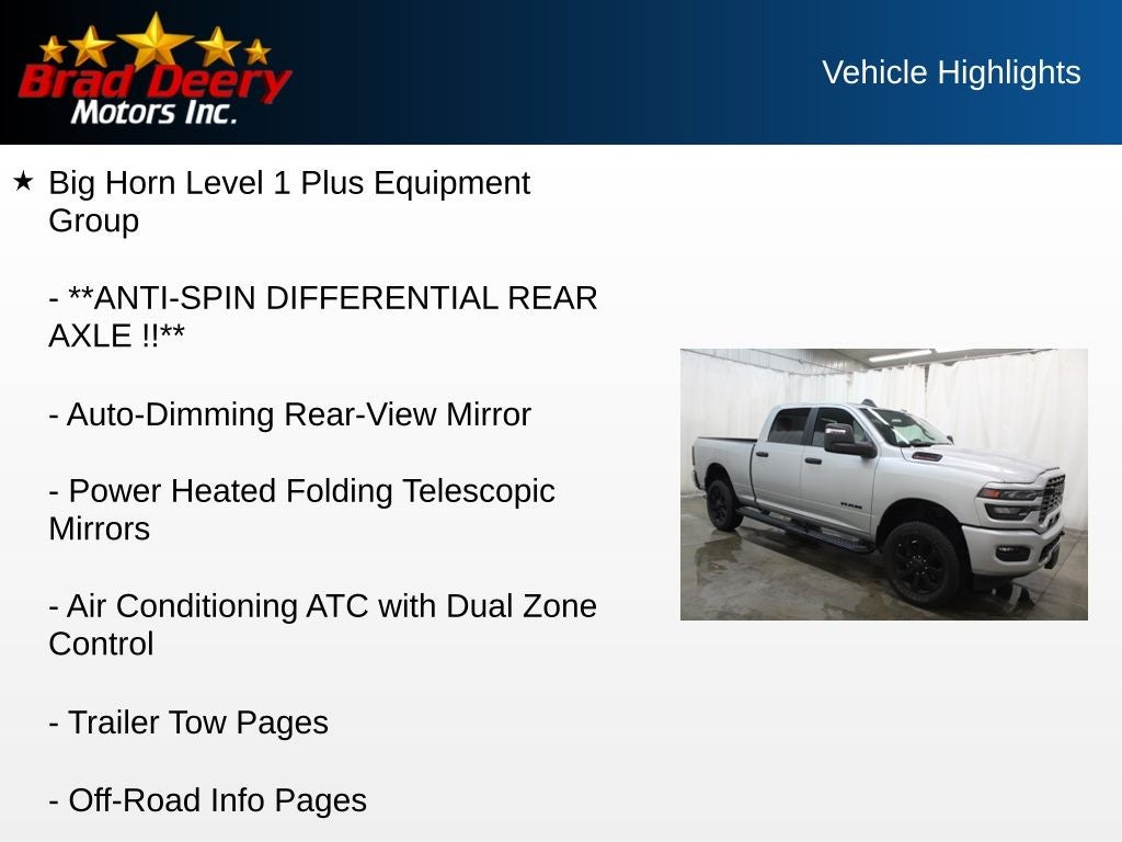 2026 RAM 2500 Big Horn