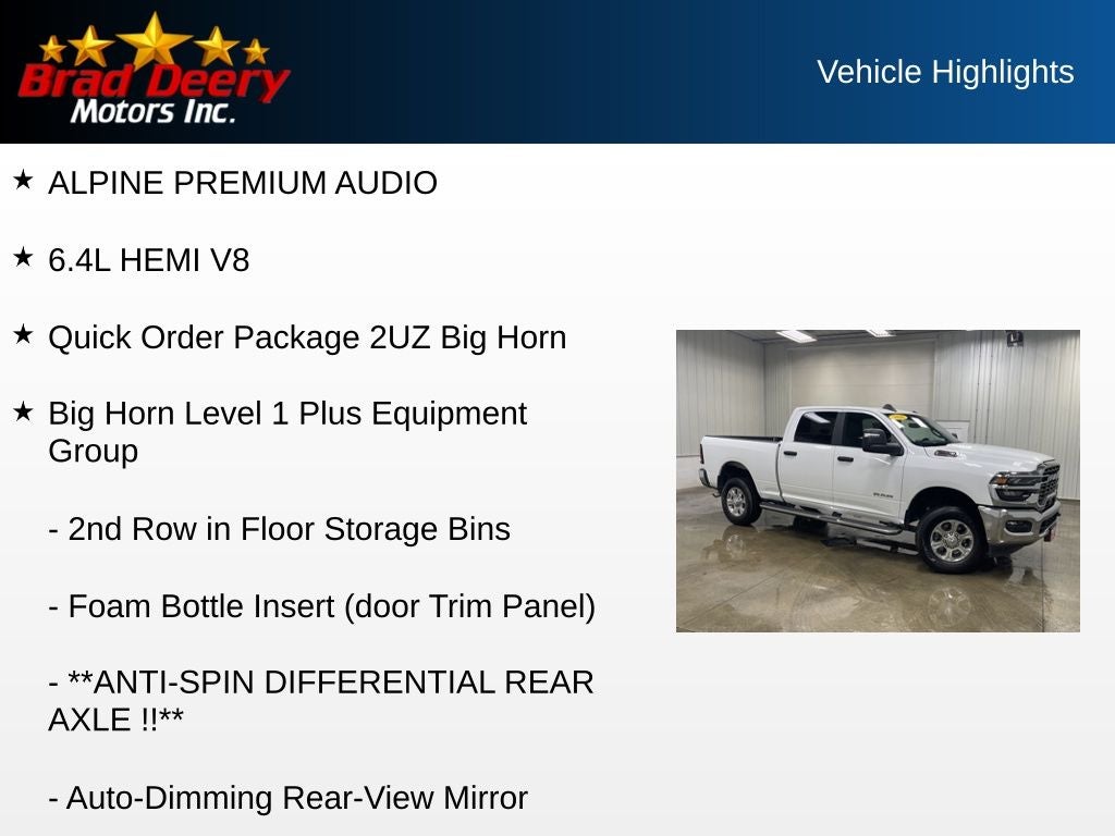 2026 RAM 2500 Big Horn