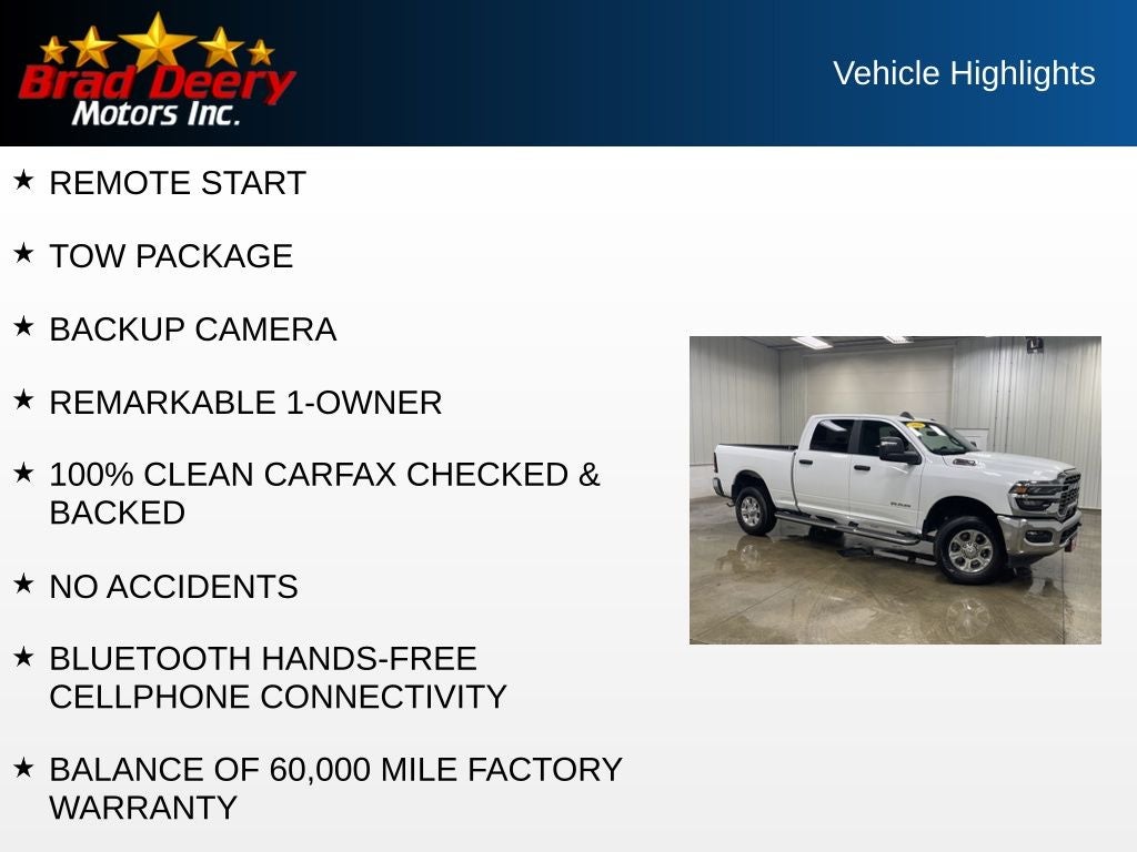 2026 RAM 2500 Big Horn