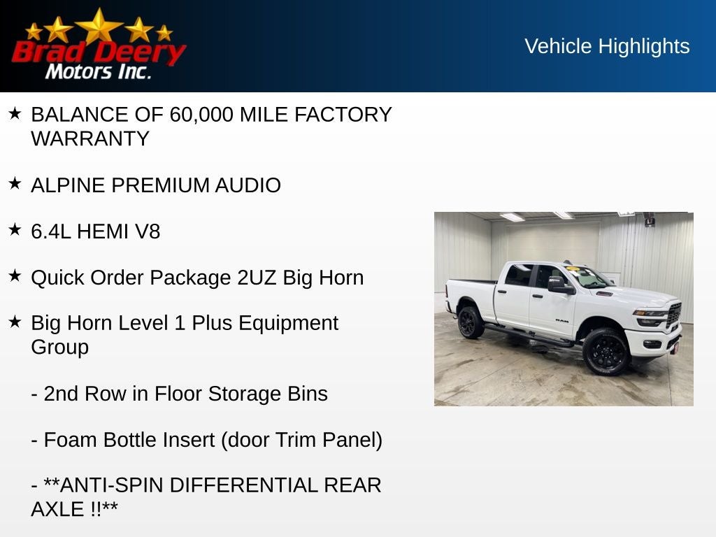 2026 RAM 2500 Big Horn