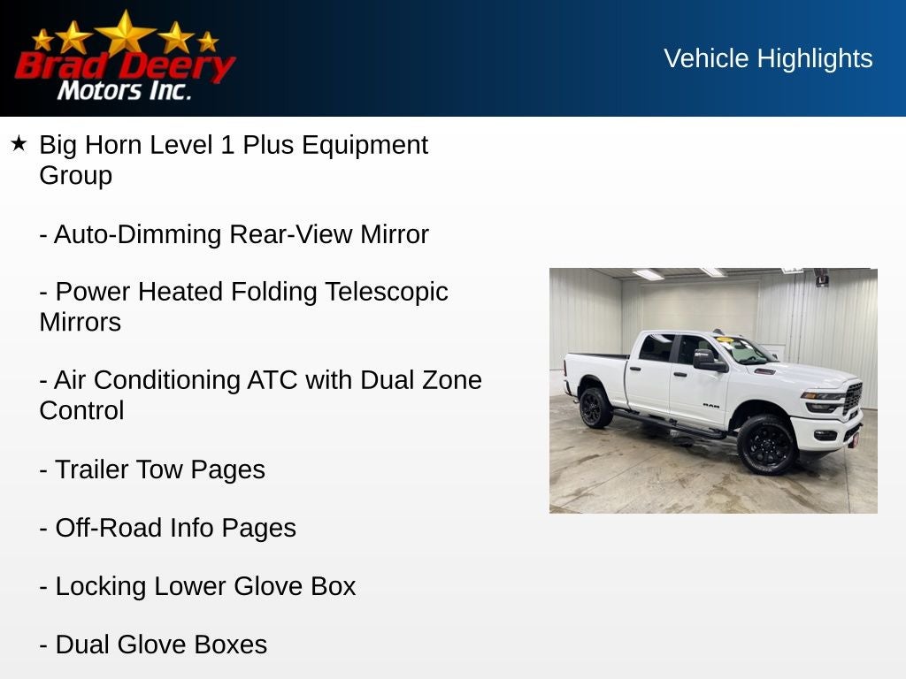 2026 RAM 2500 Big Horn