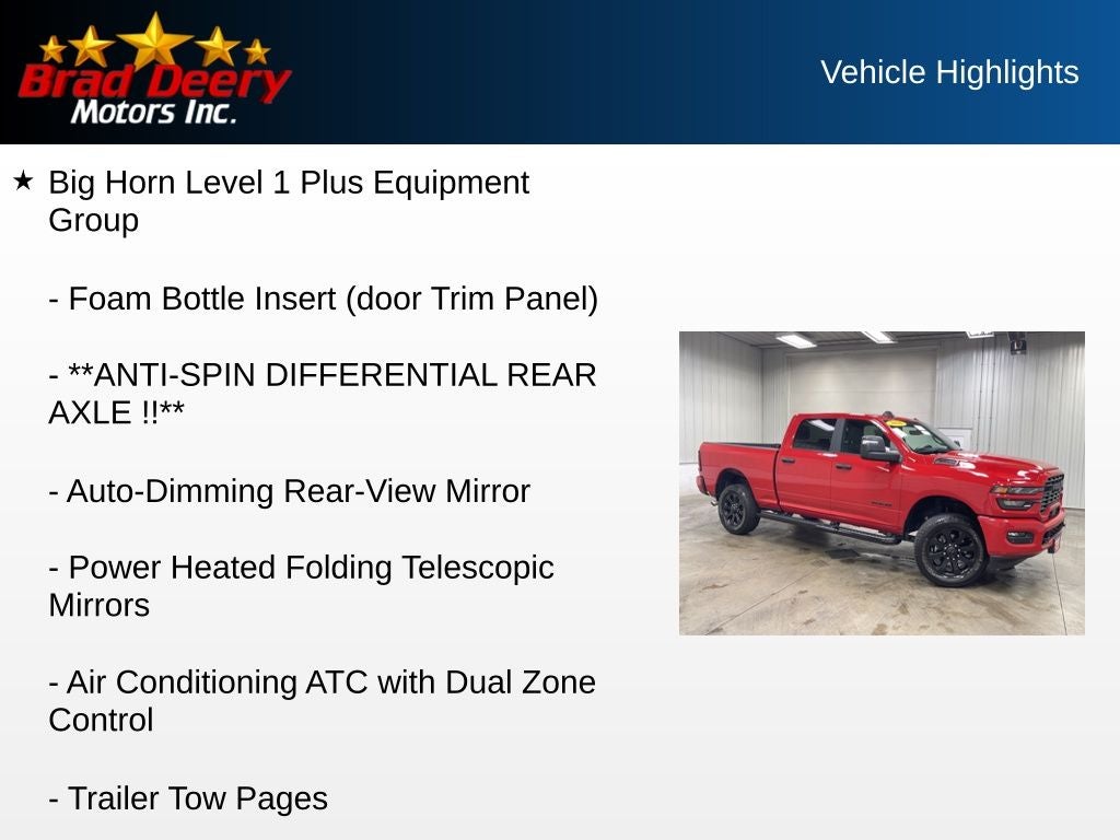 2026 RAM 2500 Big Horn