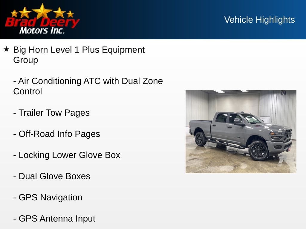 2026 RAM 2500 Big Horn