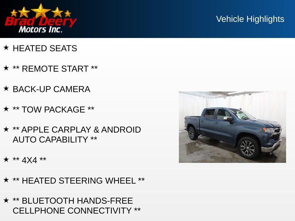 2024 Chevrolet Silverado 1500 LT Crew Cab 4X4