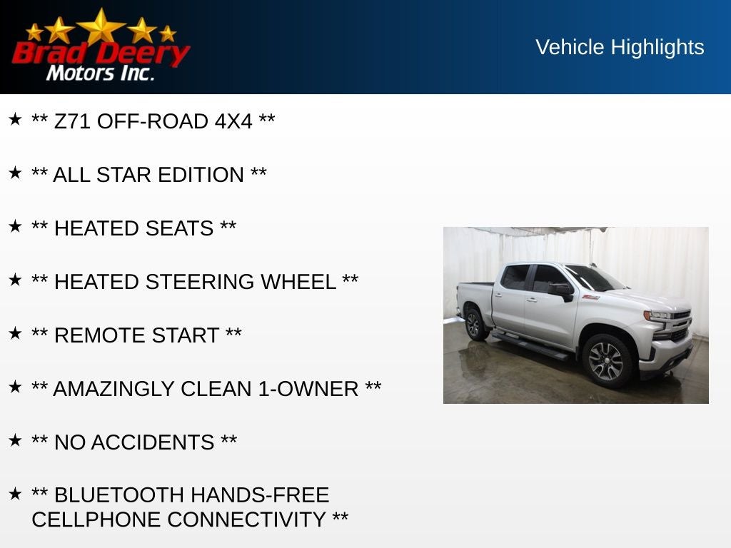 2022 Chevrolet Silverado 1500 LTD RST Crew Cab 4X4