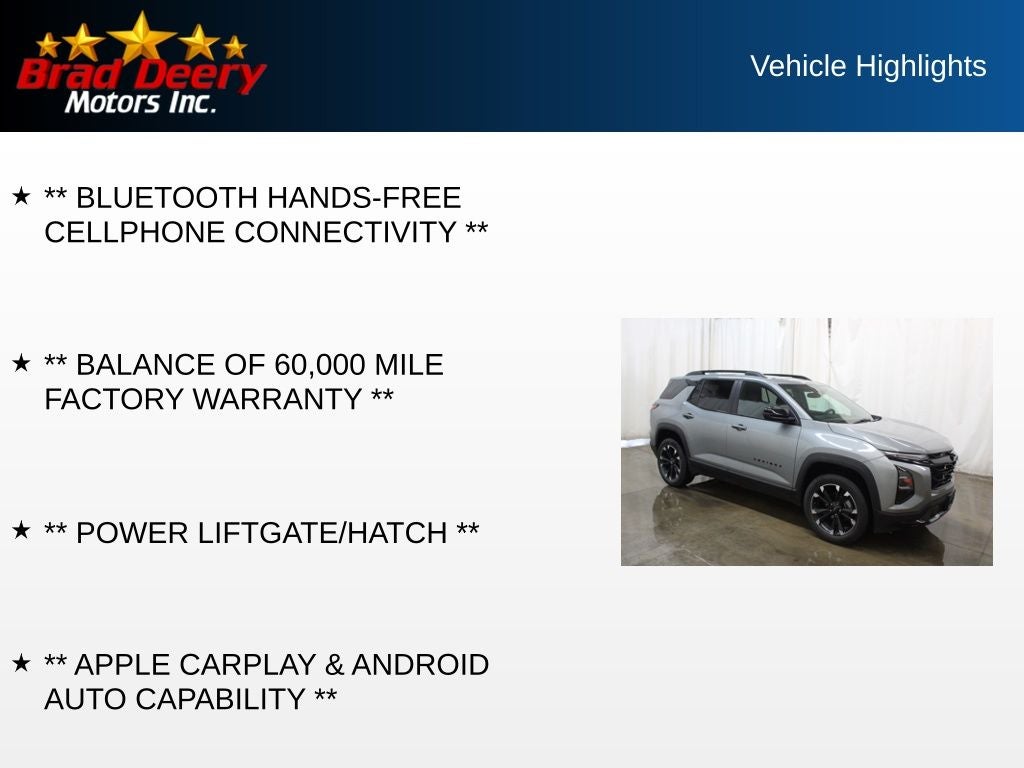 2025 Chevrolet Equinox RS AWD