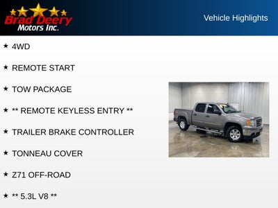 2012 GMC Sierra 1500 SLE Crew Cab 4X4