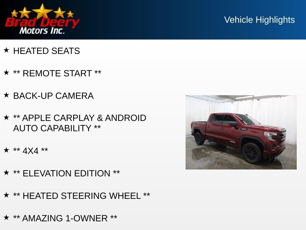 2022 GMC Sierra 1500 Limited Elevation Crew Cab 4X4