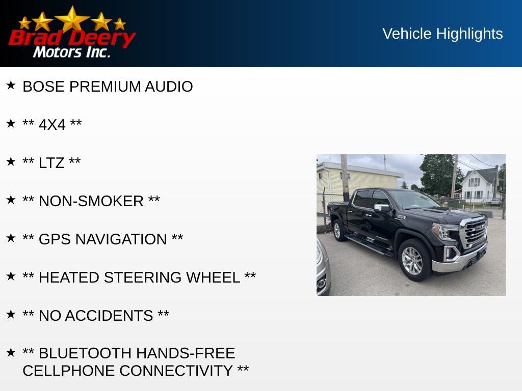 2020 GMC Sierra 1500 SLT Crew Cab 4X4